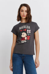 Springfield T-shirt Mafalda grey