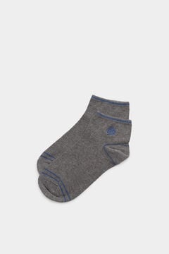 Springfield Cotton ankle socks grey