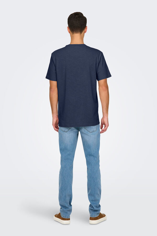 Only & Sons Short sleeve T-shirt bleu