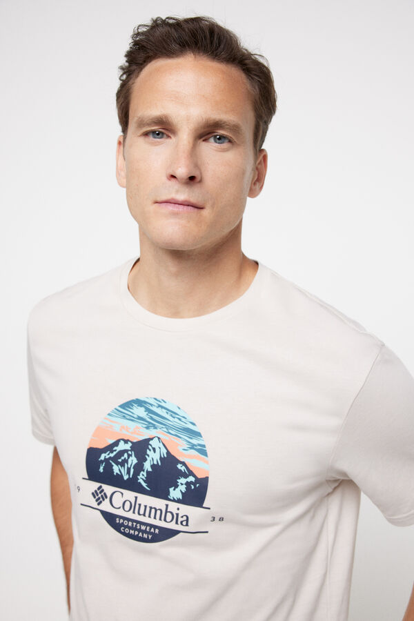 Springfield Columbia Path Lake™ print T-shirt <br> camel
