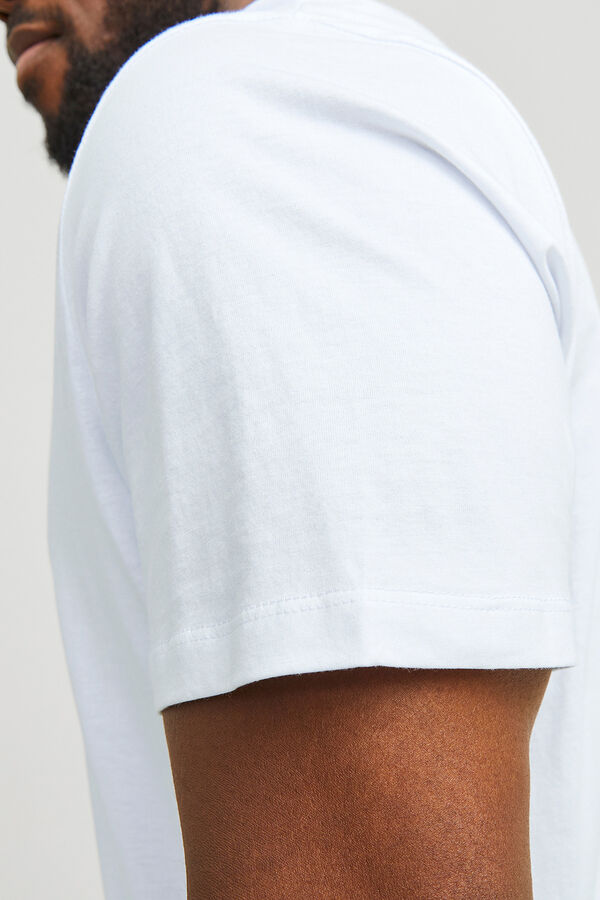 Jack & Jones PLUS Basic logo T-shirt  white