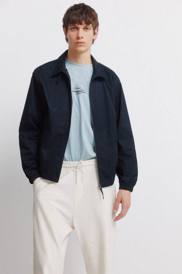 Springfield Pantalon jogger droit blanc