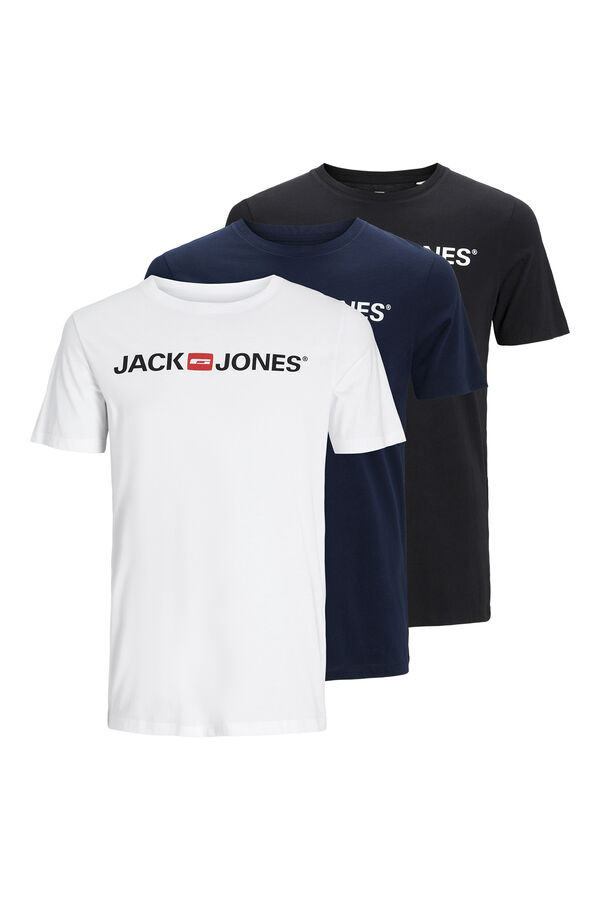 Jack & Jones Pack camisetas logo blanco