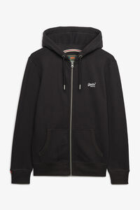 Superdry Sudadera b&aacute;sica cremallera y capucha con logotipo