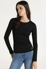 Lois  Camiseta Manga Larga negro