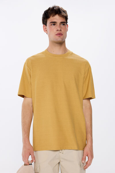 Springfield Camiseta rayas dorado