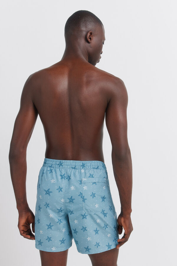 Springfield Star print swimwear blue