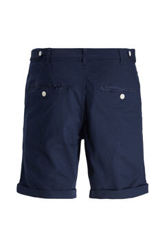 Springfield Linen Bermuda shorts kék
