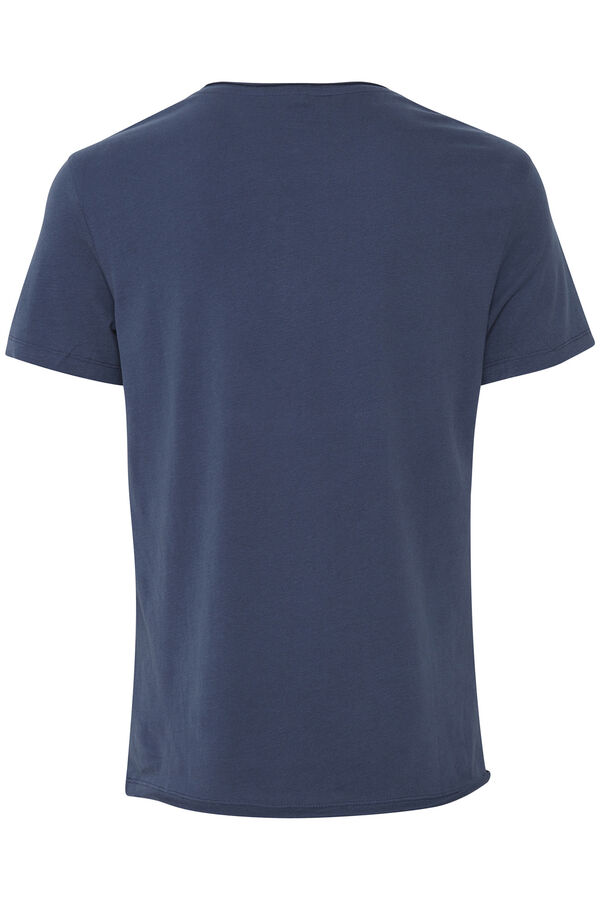 Springfield T-shirt manga curta azul aço
