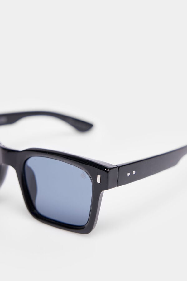 Springfield Plastic-rimmed square frame sunglasses black