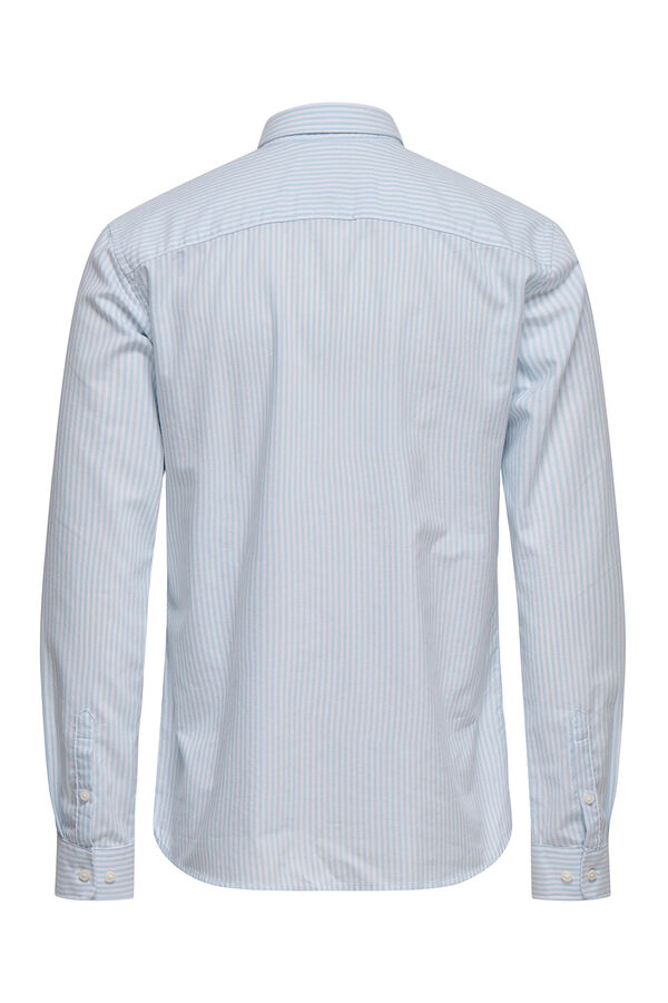 Only & Sons Oxford slim fit shirt blue