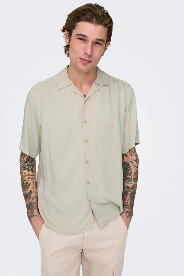 Only & Sons Short-sleeved shirt grey