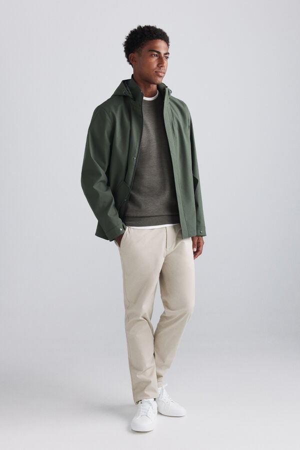 Springfield Structure knit jumper nude