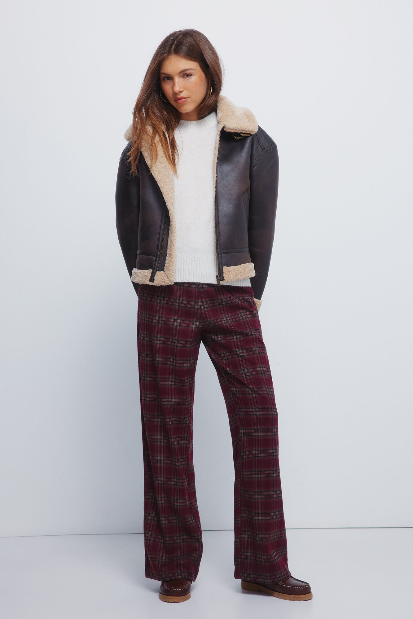 Springfield Karirane jogger pantalone