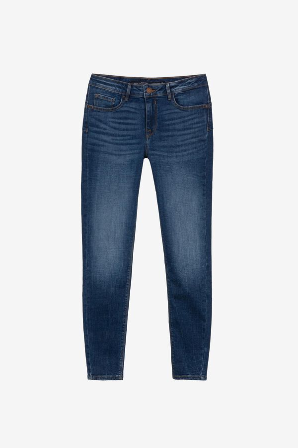 Springfield Light Mid-Rise Skinny Push-up Jeans plava