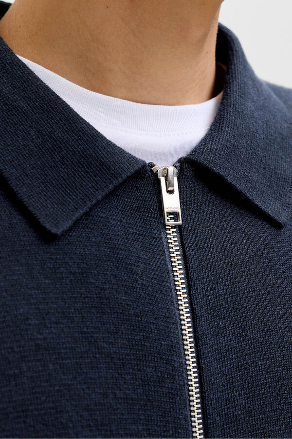 Jack & Jones Essential jersey-knit cardigan blue