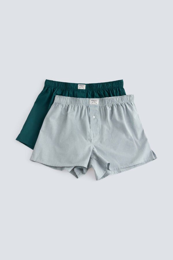 Springfield Printed poplin 3-pack boxers green
