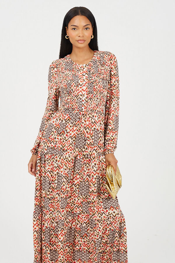 Brave Soul Long print dress Print