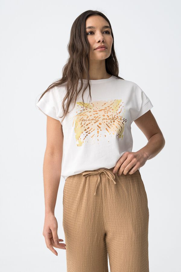 Tiffosi Short-sleeved T-shirt blanc
