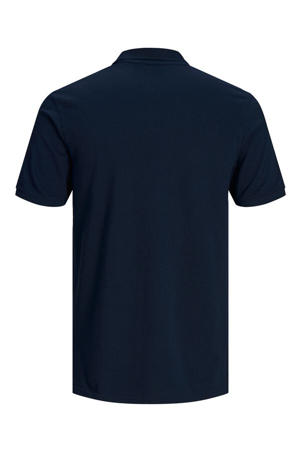 Jack & Jones Polohemd Slim Piqu&eacute; Blau
