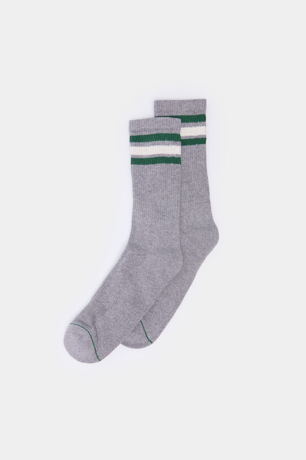 Springfield Ribbed sports socks grey