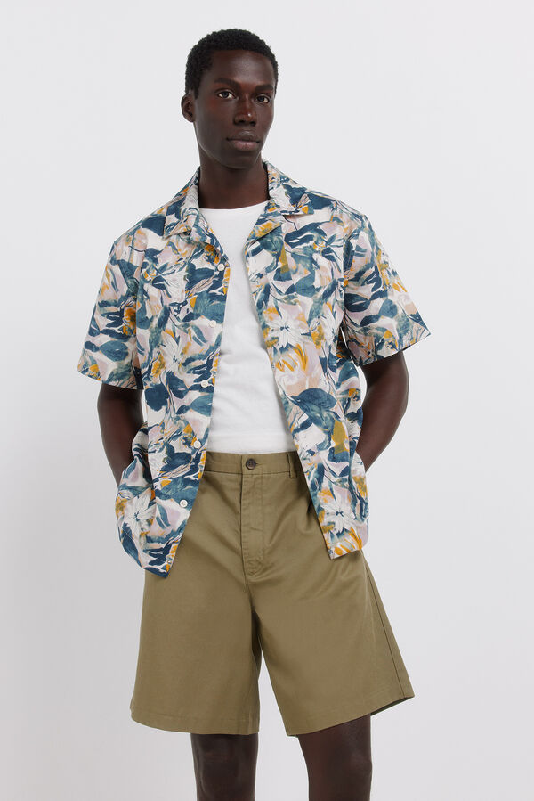 Springfield Fluid wide fit Bermuda shorts beige