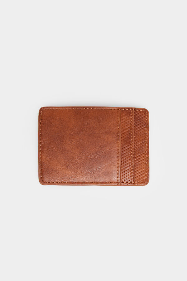 Springfield Faux leather cardholder tan