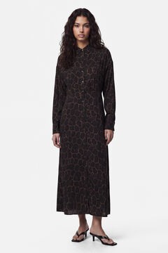 Pieces Vestido camiseiro comprido