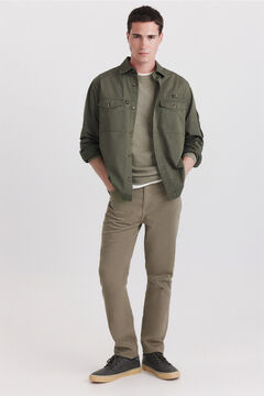 Springfield Cal&ccedil;a 5 bolsos slim lavagem desbotada