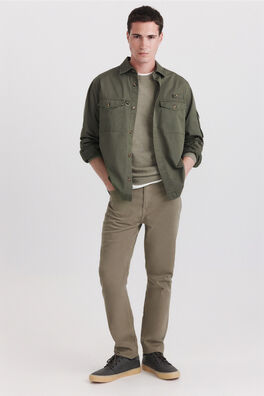 Pantalón 5 bolsillos slim lavado