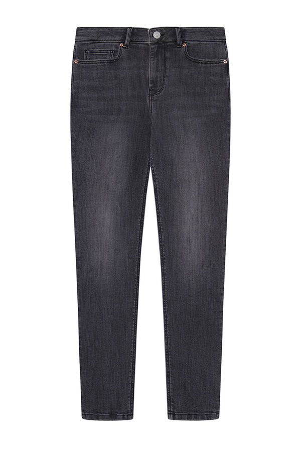 Springfield Slim fit cropped jeans grey