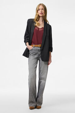 Pieces Blazer de rayas