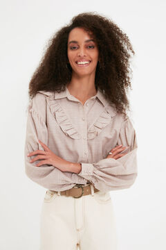 Trendyol Camisa detalle volantes