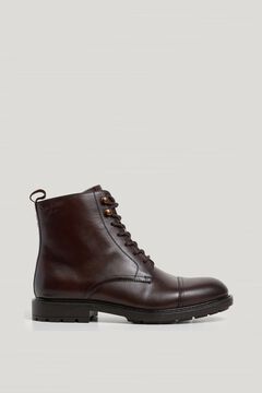 Pepe Jeans Leather boots with zip fastening