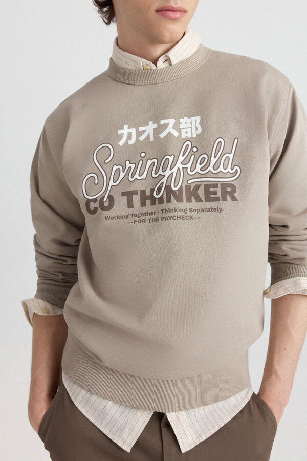 Springfield Springfield thinker sweatshirt nude