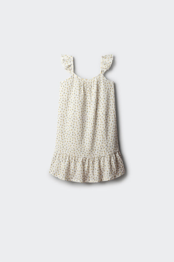 Springfield Kids Vestido flores ni&ntilde;a amarillo