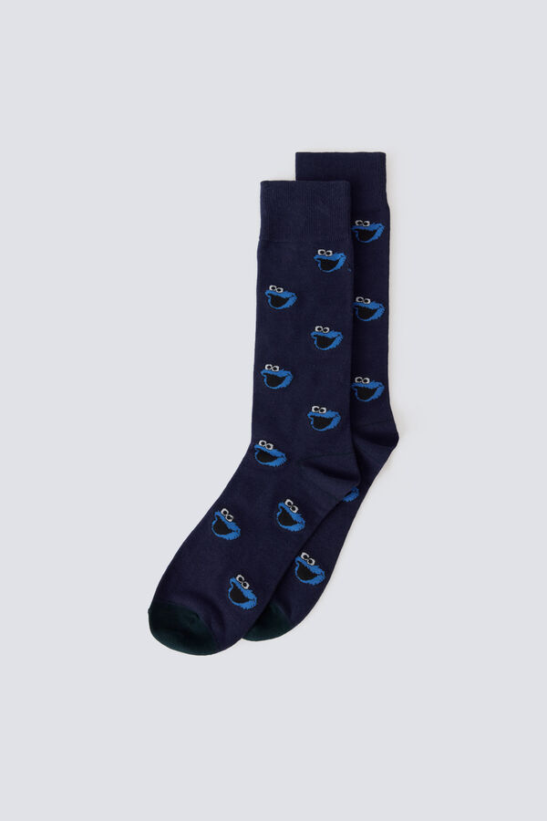 Springfield Sesame Street&trade; high sock blue