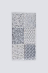 Springfield Multi-print scarf blue