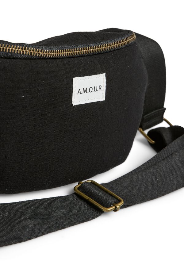 Pieces Ri&ntilde;onera con correa ajustable negro