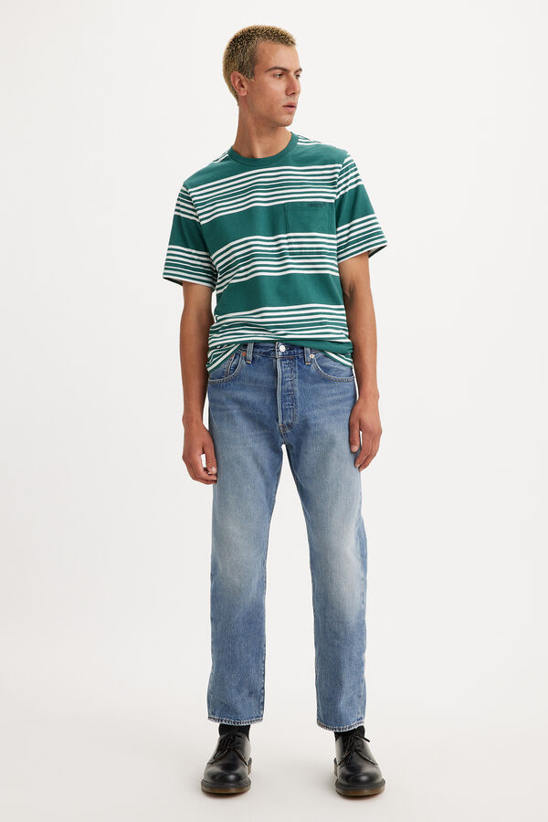 Springfield 501®'93 Crop Jeans plava