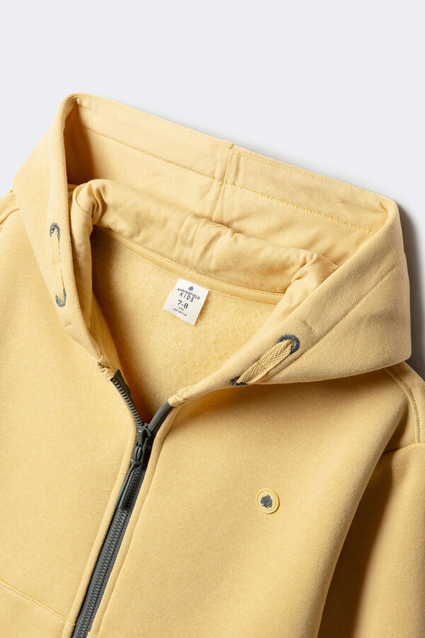Springfield Kids Boy's open hood sweatshirt yellow