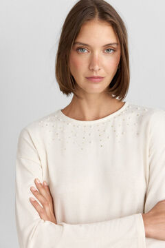 Springfield Long sleeve pearl T-shirt
