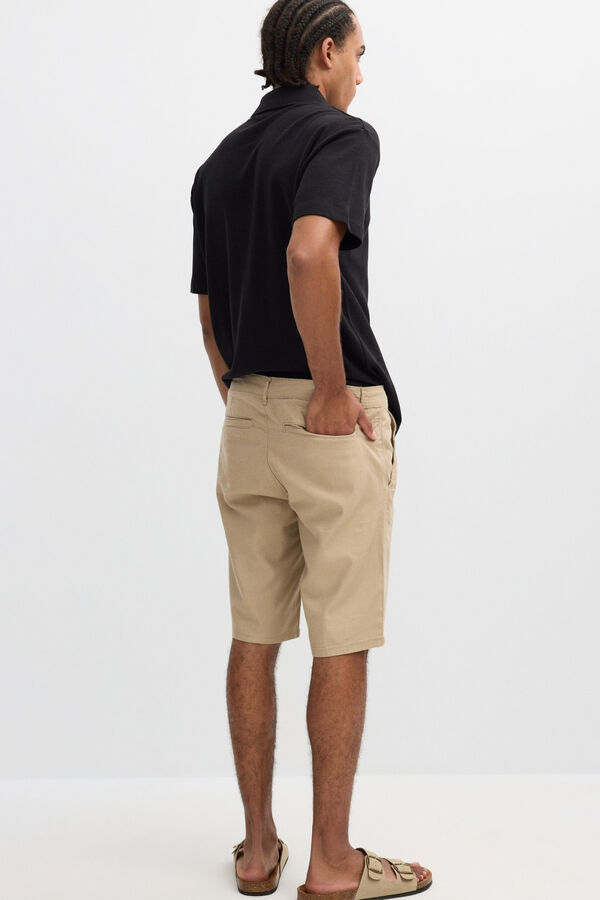 Inside Regular chino Bermuda shorts brown
