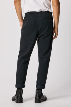Springfield CASTLE BRUSHED JOGGER TROUSERS navy