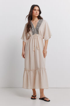 Springfield Ruffle kaftan dress