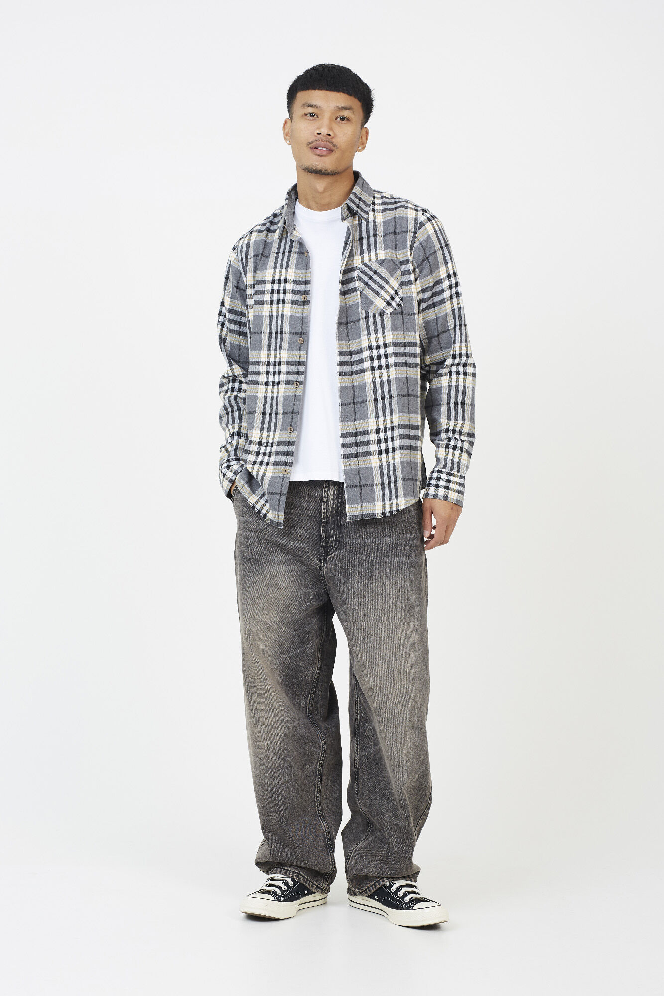 Brave Soul Camisa a cuadros