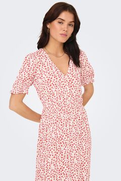 Only Kurz&auml;rmeliges langes Kleid