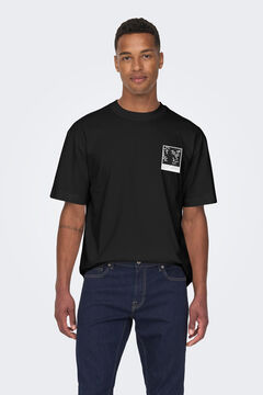 Springfield Short-sleeved T-shirt noir