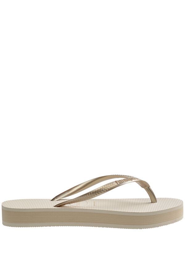 Havaianas Rubber platform sandals beige