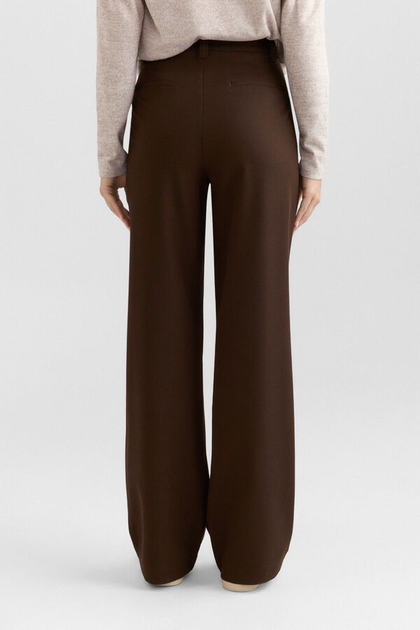 Springfield Tailored trousers with pockets brown